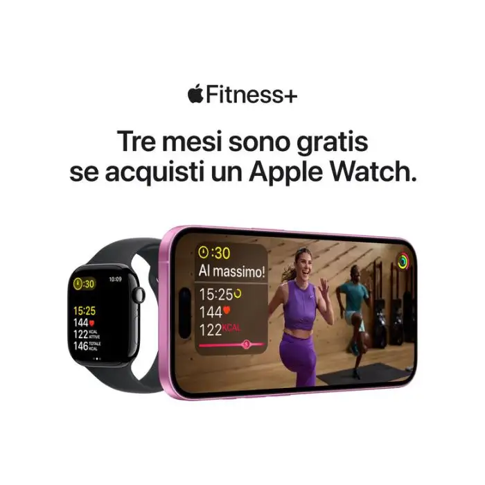 Apple Watch SE GPS + Cellular 40mm Cassa in Alluminio Color Argento con Denim Sport Band - S/M , 155599 , Immagine 8