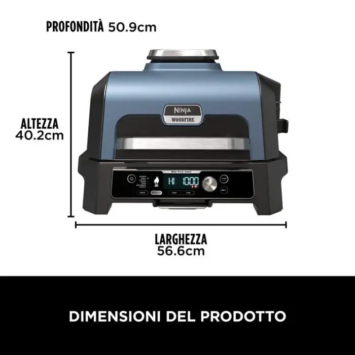 Ninja Barbecue elettrico e Affumicatore Woodfire Pro Connect XL OG901EU , 158131 , Immagine 18
