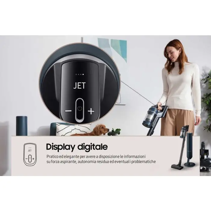 Samsung VS20C8524TB/WA scopa elettrica Wireless Senza sacco 580 W , 153119 , Immagine 6