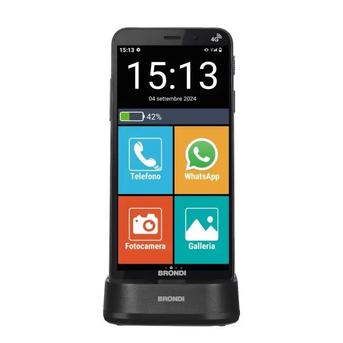Brondi AMICO VERO 4G 14,5 cm (5.7&quot;) Doppia SIM Android 14 3 GB 32 GB 2800 mAh Nero , 156583 , Immagine 3