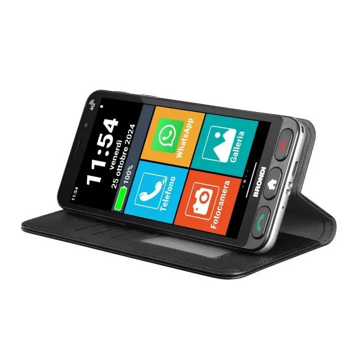 Brondi AMICO VERO 4G 14,5 cm (5.7&quot;) Doppia SIM Android 14 3 GB 32 GB 2800 mAh Nero , 156583 , Immagine 7