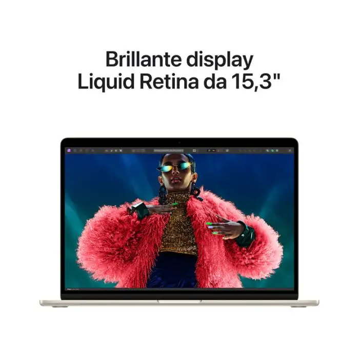 Apple MacBook Air 15&quot;: Chip M3 con CPU 8-core e GPU 10-core, 256GB SSD - Galassia , 156459 , Immagine 5