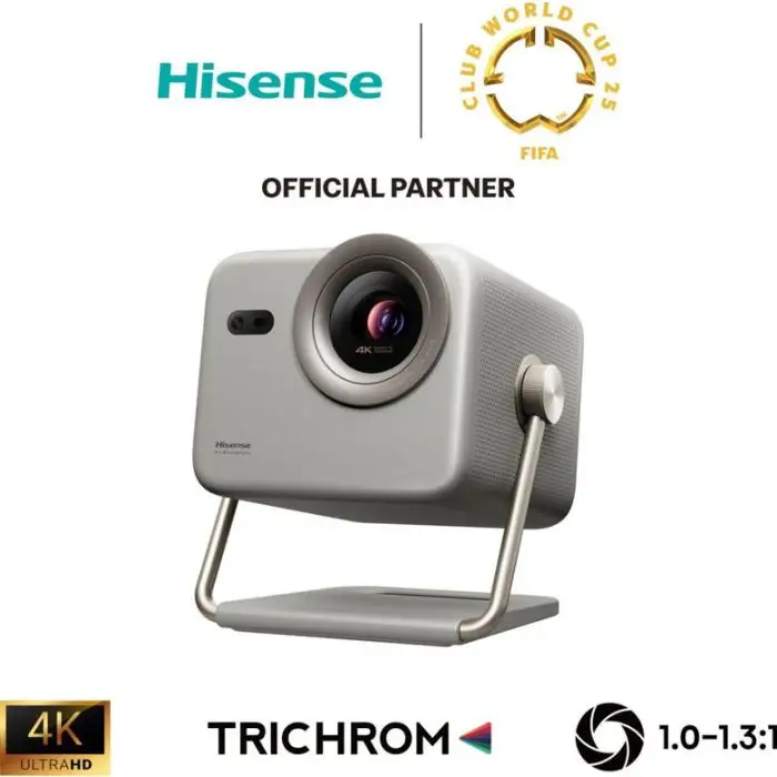 Hisense Videoproiettore Laser M2 PRO 4K UHD fino 200", Silver main product photo