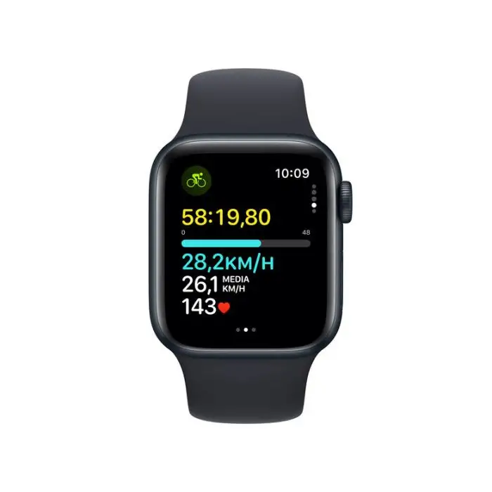 Apple Watch SE GPS + Cellular Cassa 40mm in Alluminio Mezzanotte con Cinturino Sport Mezzanotte - M/L , 150467 , Immagine 6