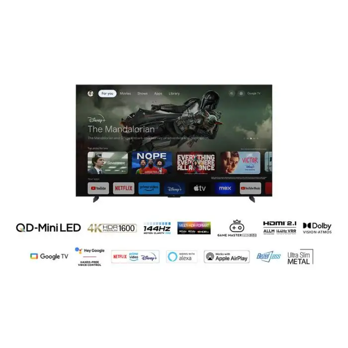 TCL C805 Televisione Smart TV 98 Pollici Mini Led Uhd Google TV Audio Onkyo , 150461 , Immagine 13