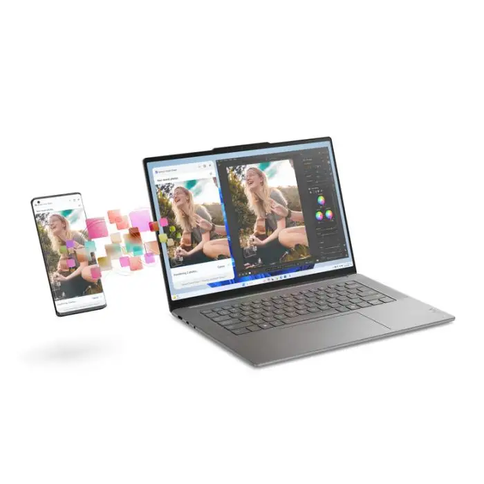 Lenovo Yoga Slim 7 15ILL9 Intel Core Ultra 7 256V Computer portatile 38,9 cm (15.3&quot;) Touch screen 2.8K 16 GB LPDDR5x-SDRAM 1 TB SSD Wi-Fi 7 (802.11be) Windows 11 Home Grigio , 157352 , Immagine 19