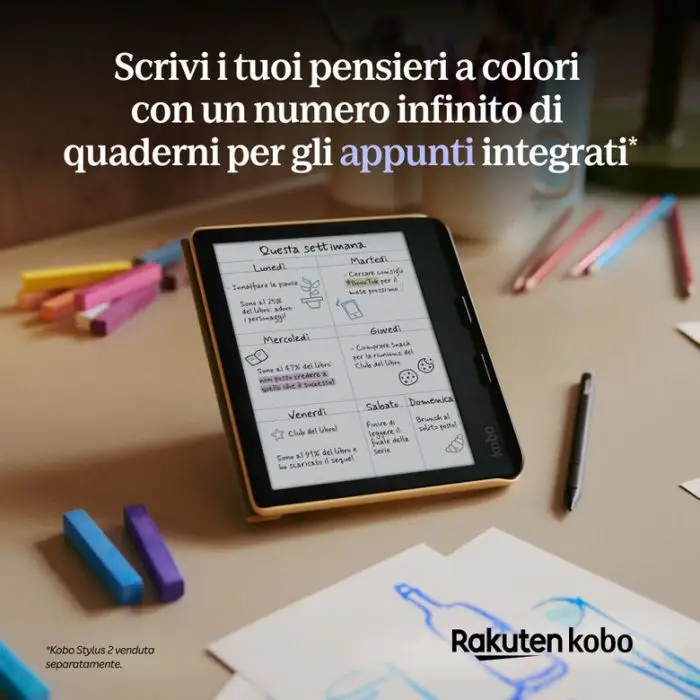 Rakuten Kobo Libra Colour lettore e-book Touch screen 32 GB Wi-Fi Nero , 153393 , Immagine 23