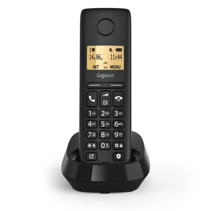 Gigaset PURE 100 Telefono analogico/DECT Identificatore di chiamata Nero , 152283 , Immagine 2