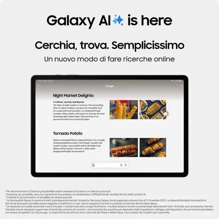 Samsung Galaxy Tab S9 Wi-Fi 12GB / 256GB Graphite , 148345 , Immagine 5