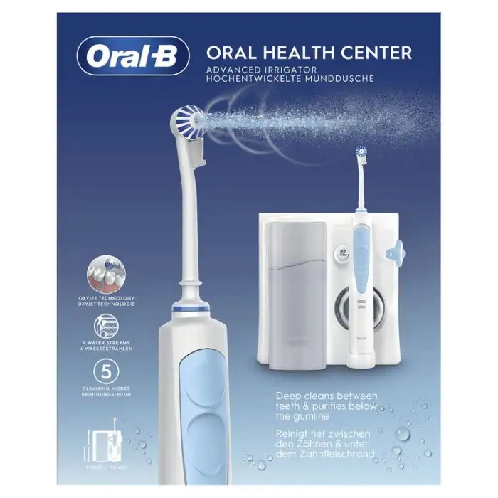 Oral-B Idropulsore Health Center Avanzato con 2 Beccucci Oxyjet, 2 Beccucci Con Getto D’acqua. 1 Idropulsore , 149884 , Immagine 10