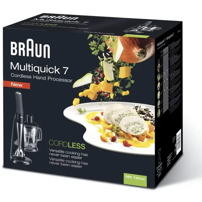 Braun MR 740cc 1 L Frullatore ad immersione 400 W Nero, Acciaio inossidabile , Default Category , 77337 , Immagine 3
