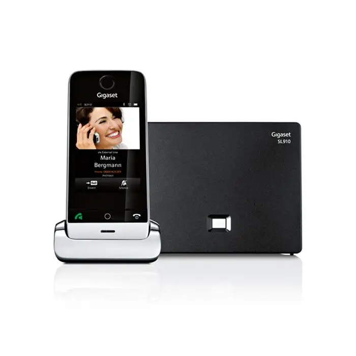 Gigaset SL910 Telefono DECT Identificatore di chiamata Nero, Argento , 62074 , Immagine 3