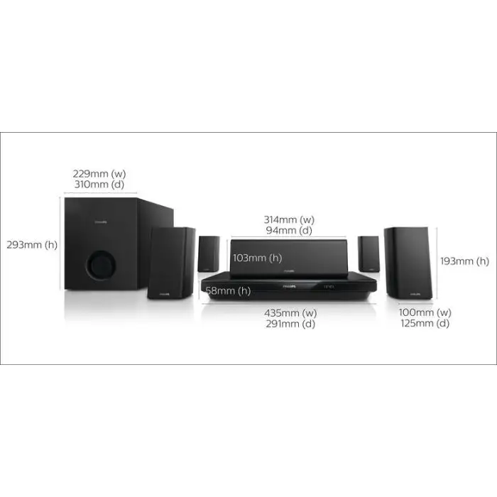 Philips Home Theater 5.1 Blu-ray 3D HTB3520G/12 , 89994 , Immagine 4