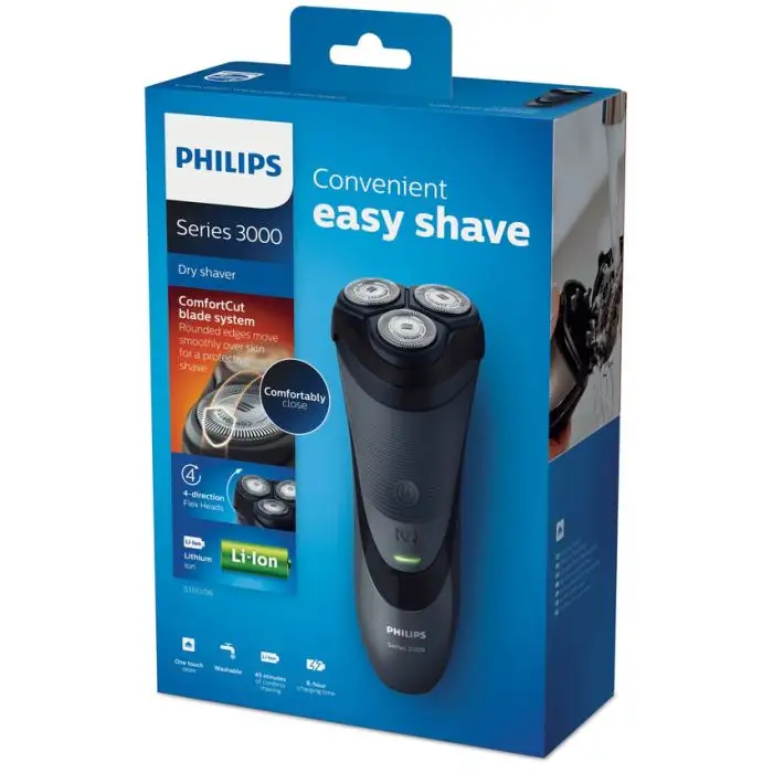 Philips SHAVER Series 3000 Rasoio elettrico per rasatura a secco S3110/06 , 102249 , Immagine 8