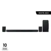 Samsung Soundbar HW-Q990D/ZF Serie Q, 22 Speaker, Wireless Dolby Atmos, Audio a 11.1.4 Canali, Q-Simphony, Alexa integrato e compatibile con Google Assistant, Graphite Black