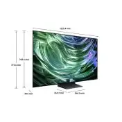 Samsung QE55S90DAEXZT Televisione Smart TV 55 Pollici Oled 4K Dolby Atmos Graphite Black Processore NQ4 AI GEN2 Self-illuminating pixels Laser Slim Design