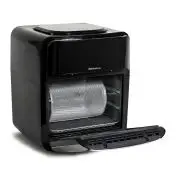 Melchioni 118340034 friggitrice Singolo 12 L Indipendente 1700 W Friggitrice ad aria calda Nero, Stainless steel