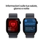 Apple Watch Series 10 Serie 10 GPS + Cellular 42mm Cassa in Alluminio color Jet Black con Sport Loop