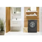 Candy Ultra Hygiene HE1584TWMBB6-S lavatrice Caricamento frontale 8 kg 1500 Giri/min Nero