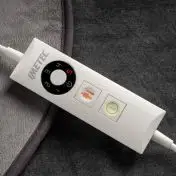Imetec Termoforo Lombare Intellisense Lumbar, efficace su schiena e addome, Tecnologia Intellisense, 5 temperature, Lavabile