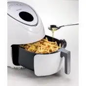 Ariete 4618/03 Singolo 5,5 L Indipendente 1800 W Friggitrice ad aria calda Acciaio inossidabile, Bianco