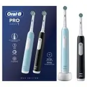Oral-B Spazzolino Elettrico Ricaricabile Pro Series 1,2 Spazzolini Elettrici, Blu e Nero