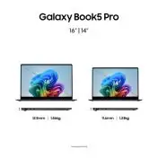 Samsung Galaxy Book5 Pro Intel Core Ultra 7 256V Computer portatile 35,6 cm (14") Touch screen WQXGA+ 16 GB LPDDR5x-SDRAM 512 GB SSD Wi-Fi 7 (802.11be) Windows 11 Home Grigio