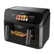 Cecotec Cecofry&grill Duoheat 10000 Friggitrice Ad Aria Doppia Resistenza 10 Litri 2800 W Due Cestelli