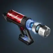 Rowenta X-Force Flex 9.60 RH2077 aspirapolvere senza filo Nero, Rosso Senza sacchetto