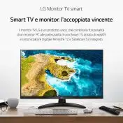 LG 27TQ615S Televisione Smart TV 27 Pollici Led Full Hd Web-Os Nero