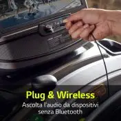 LG TONE Free TF8 Cuffie Bluetooth per lo sport, IP67, Plug & Wireless