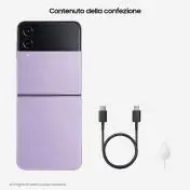 Samsung Galaxy Z Flip4 256GB Bora Purple RAM 8GB Display 1,9" Super AMOLED/6,7" Dynamic AMOLED 2X