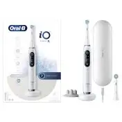 Oral-B iO Spazzolino Elettrico Ricaricabile 9S Bianco, 2 Testine, 1 Custodia Da Viaggio Ricaricabile