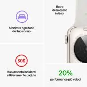 Apple Watch SE GPS 40mm Cassa in Alluminio color Galassia con Cinturino Sport Band Galassia - Regular