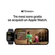 Apple Watch Series 8 GPS + Cellular 45mm Cassa in Acciaio Inossidabile color Grafite con Cinturino Sport Band Mezzanotte - Regular