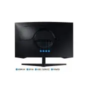 Samsung Odyssey Monitor Gaming G5 - G55T da 27" WQHD Curvo