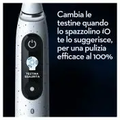 Oral-B iO Spazzolino Elettrico Ricaricabile 10 Bianco,1 Testina, 1 Custodia Da Viaggio ricaricabile, 1 Caricatore Sense