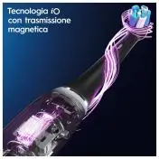 Oral-B iO Spazzolino Elettrico Ricaricabile 10 Bianco,1 Testina, 1 Custodia Da Viaggio ricaricabile, 1 Caricatore Sense
