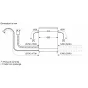 Bosch Serie 2 SMV2ITX22E Lavastoviglie da incasso a scomparsa totale 60 cm Сlasse E