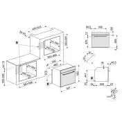 Smeg SF64M3TB Forno a Incasso 70 L 3000 W A Nero