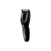 Panasonic ER-GC20, Tagliacapelli, Pettine accessorio, 7 step taglio, Lavabile, Nero