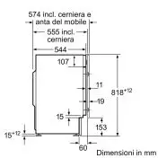 Bosch Serie 6 WIW24342EU Lavatrice a Incasso Caricamento frontale 8 kg 1200 Giri/min Bianco