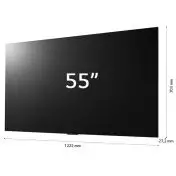 LG Oled55G36LA Televisione Smart TV 55 Pollici Oled Evo 4K Serie G3