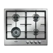 Whirlpool GMR 6422/IXL piano cottura Acciaio inossidabile Da incasso Gas 4 Fornello(i)