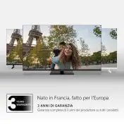 Thomson GO TV 32HA4M44 Televisione Smart TV 32 Pollici Led Portatile con ruote e batteria integrata Bianco