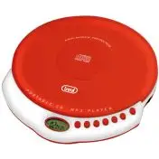 Trevi CMP 498 Lettore CD portatile Rosso, Bianco