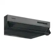 Glem Gas GHL90BK cappa aspirante Semintegrato (semincassato) Nero 207 m³/h