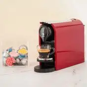 Bialetti Gioia Plus Macchina Caffè Capsule Serbatoio Estraibile Compatta Rossa