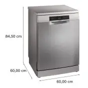 Bosch SMS8TCI04E Serie 8 Lavastoviglie libera installazione 60 cm Acciaio spazzolato anti-impronta