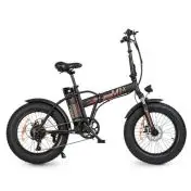 Smartway M1X Fat Bike Pieghevole Elettrica Matt Black